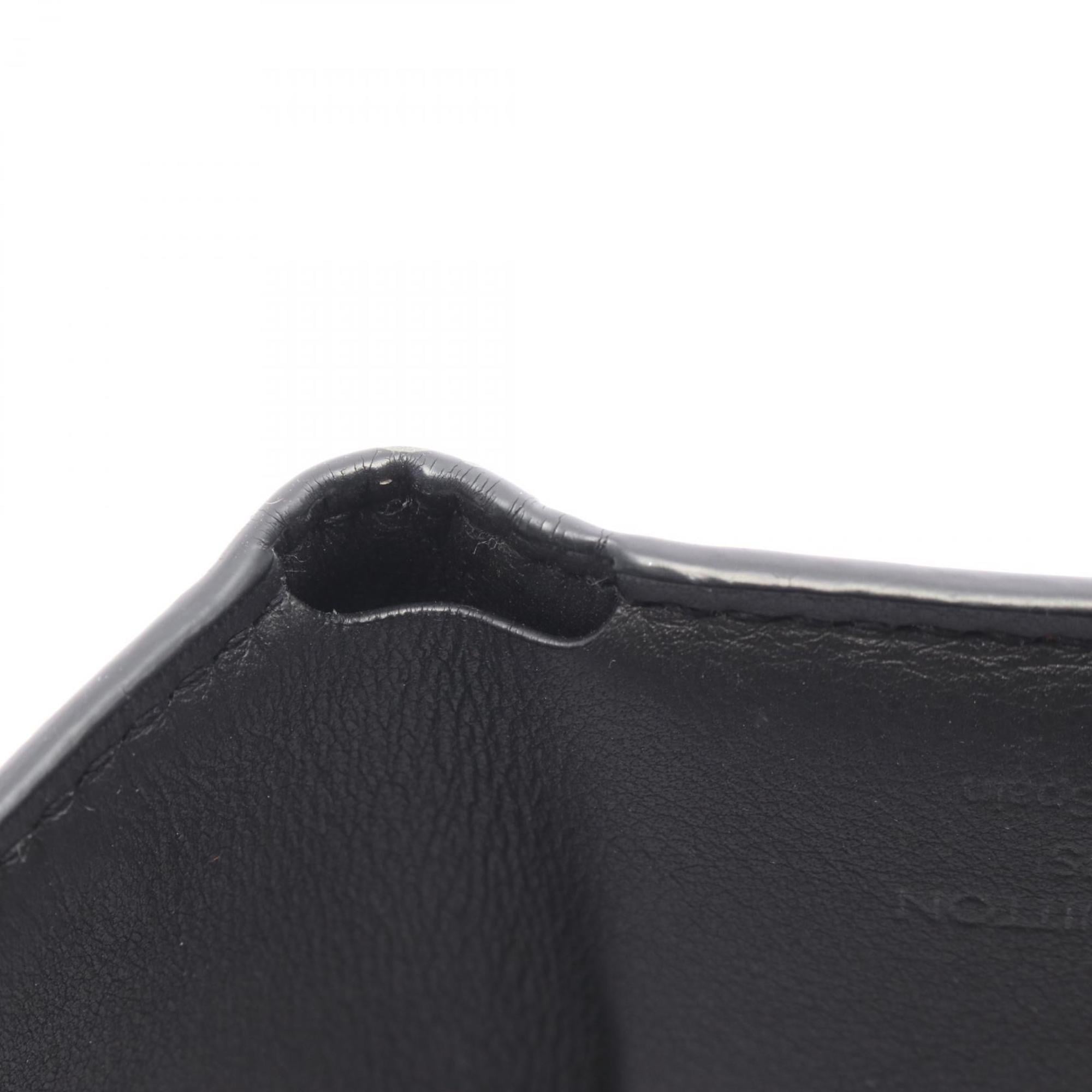 Louis Vuitton Black Noir Monogram Shadow Wallet (Tri-Fold) (Pre-Owned)