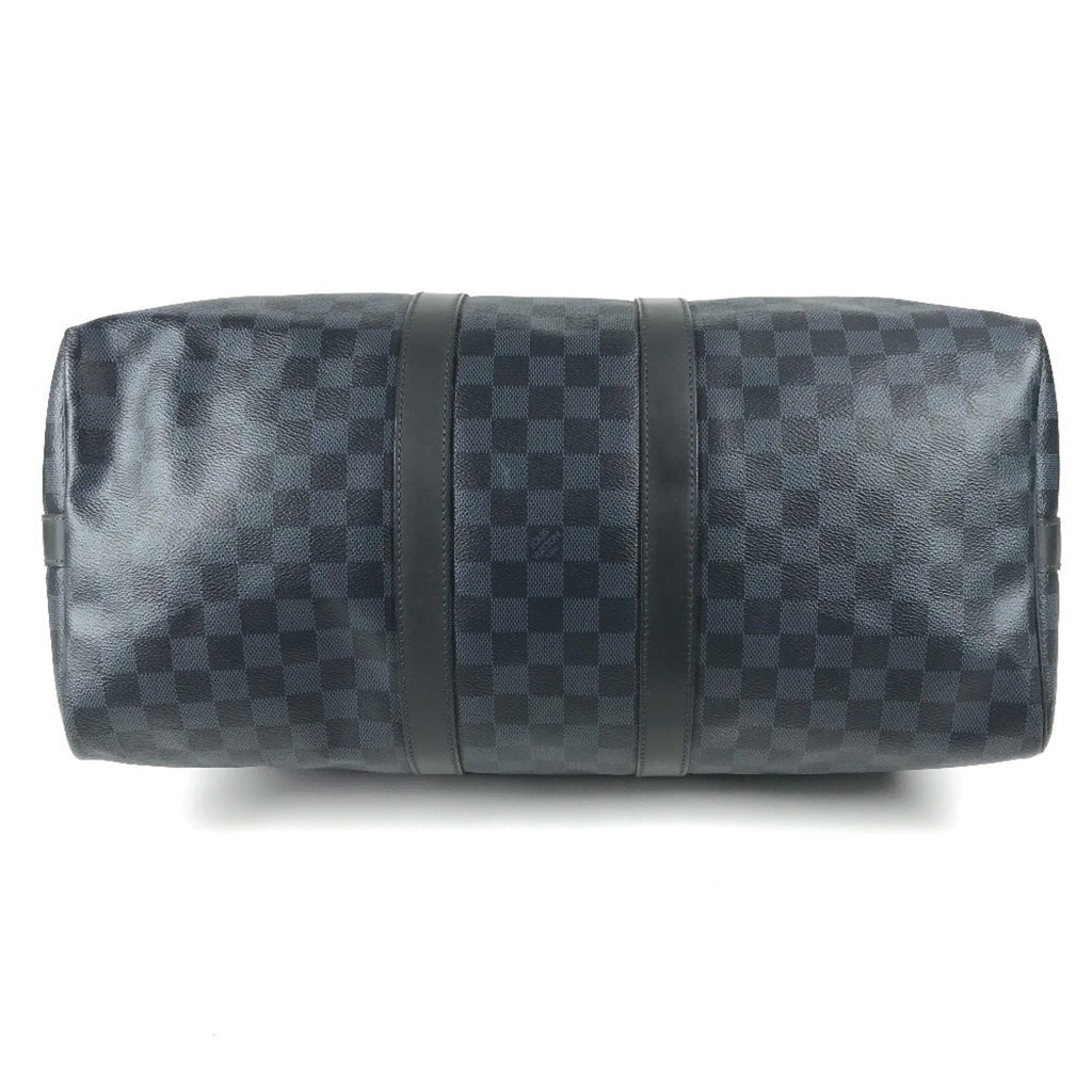 Louis Vuitton Damier Cobalt Navy Canvas Boston Bag Shoulder Bag (Pre-Owned)