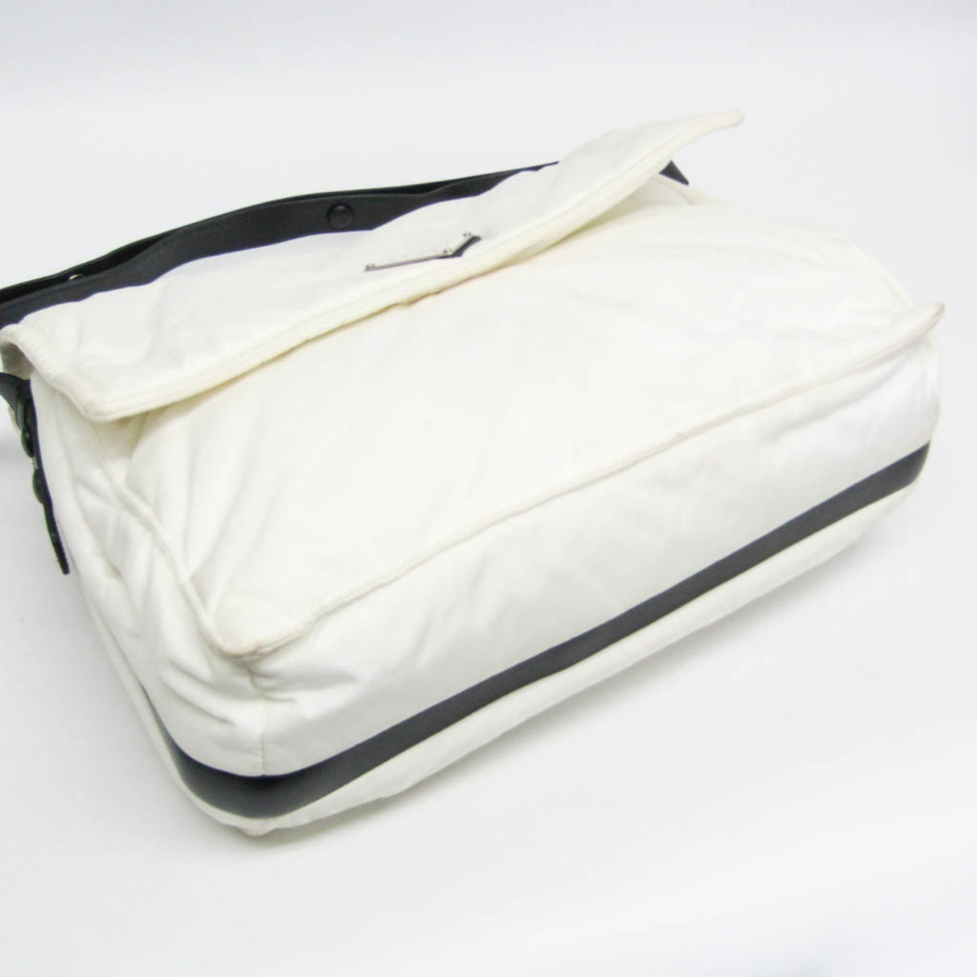 Padded Flap Shoulder Bag Re-Nylon Small
