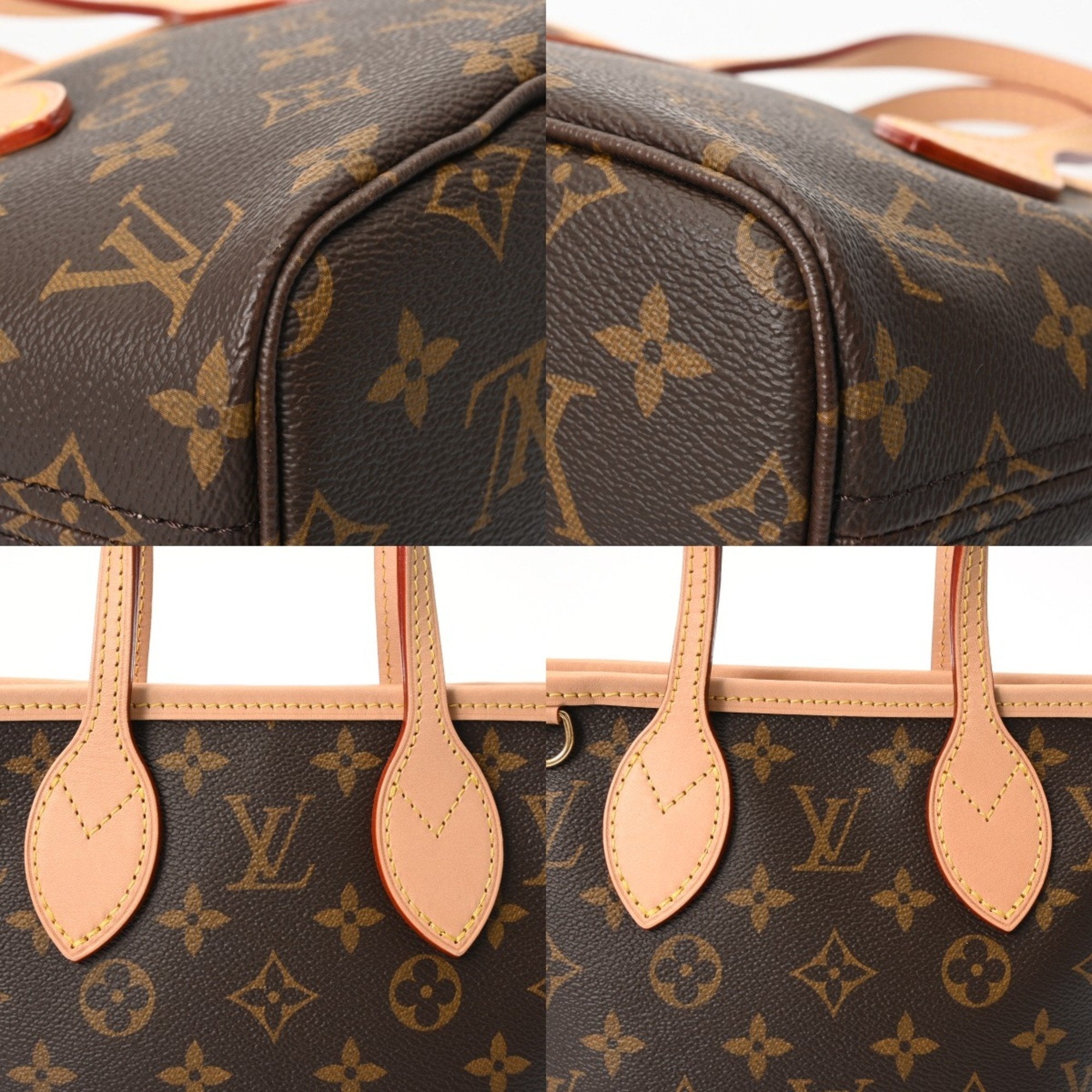 Louis Vuitton Brown Monogram Canvas Handbag (Pre-Owned)