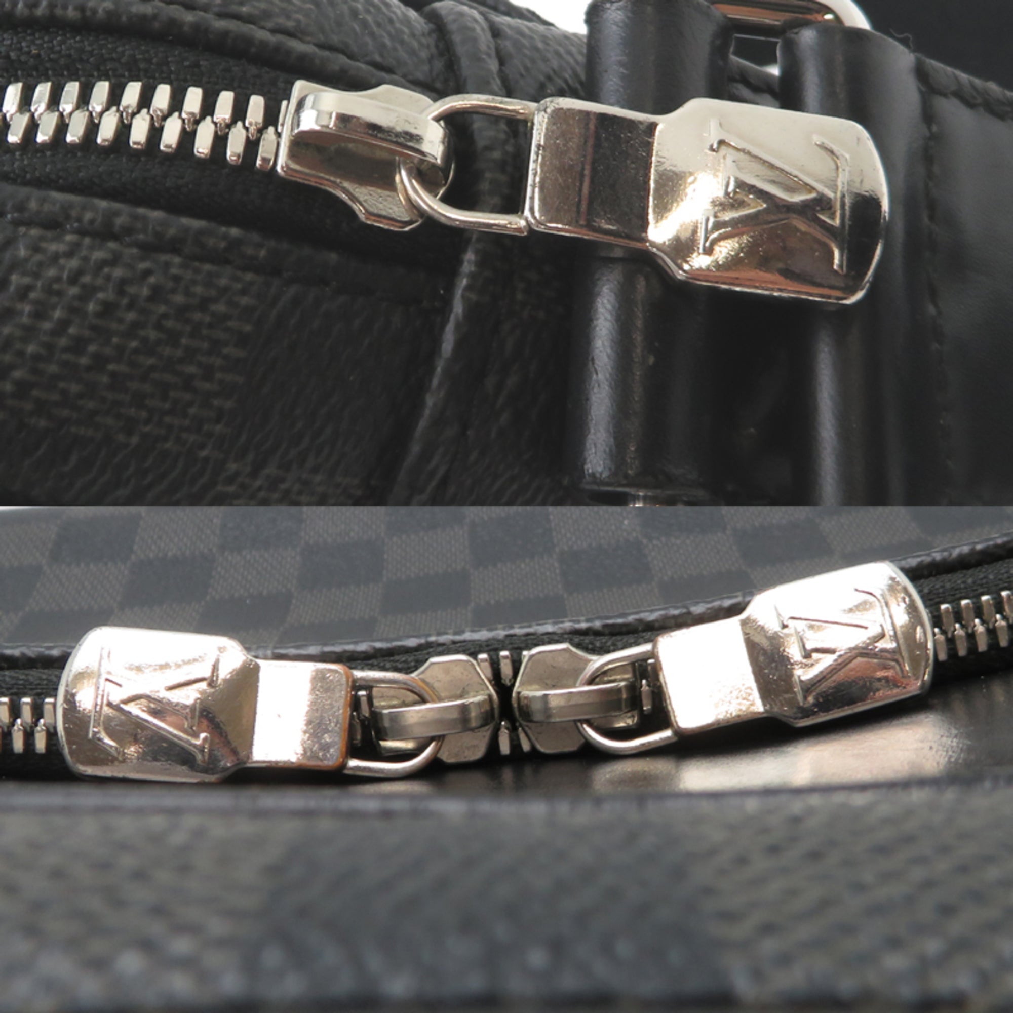 Louis Vuitton Black Damier Graphite Shoulder Bag (Pre-Owned)