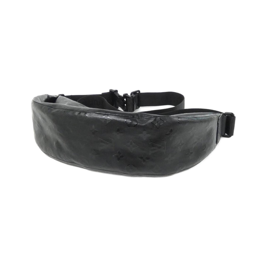 Louis Vuitton Black Coated Canvas Handbag Shoulder Bag (Pre-Owned)