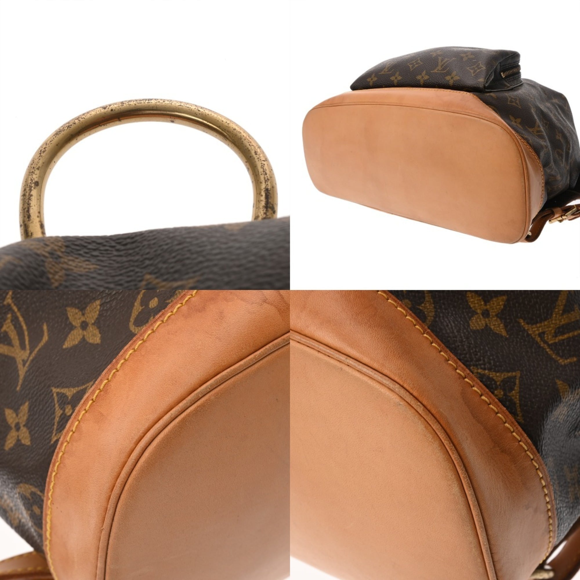 Louis Vuitton Brown Monogram Canvas Backpack (Pre-Owned)