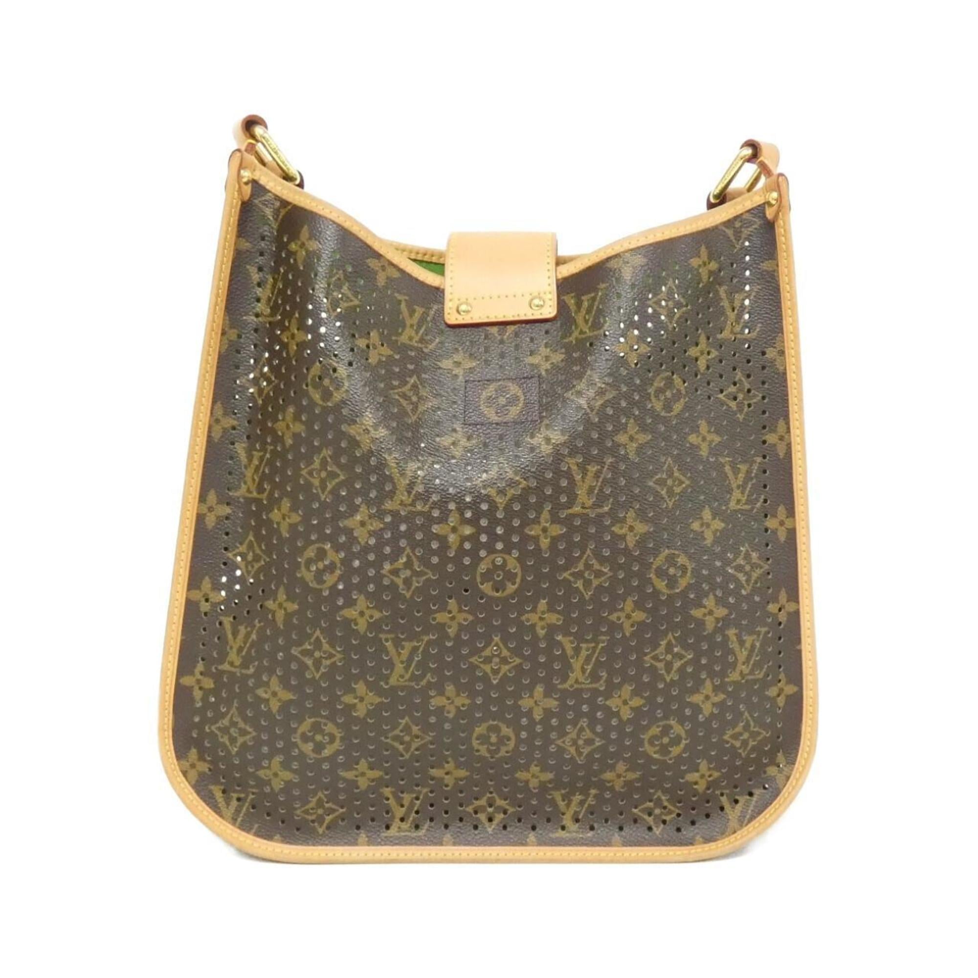 Louis Vuitton Marron Vert Coated Canvas Shoulder Bag (Pre-Owned)