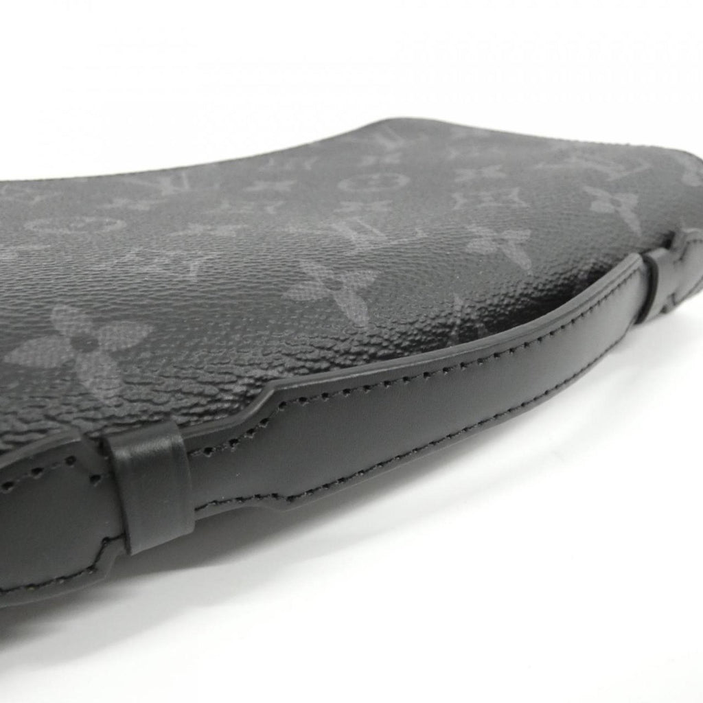 Louis Vuitton Black Coated Canvas Long Wallet (Bi-Fold) (Pre-Owned)