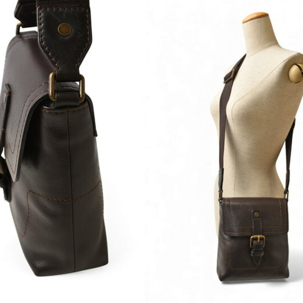 Louis Vuitton Coffee Leather Shoulder Bag (Pre-Owned)