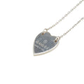 Heart Pendant Necklace Sterling Silver