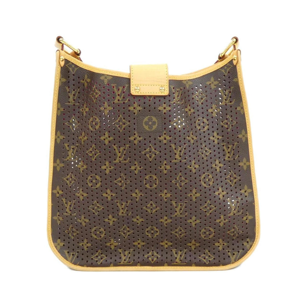 Louis Vuitton Monogram Perfo Fuchsia Marron Coated Canvas Shoulder Bag (Pre-Owned)