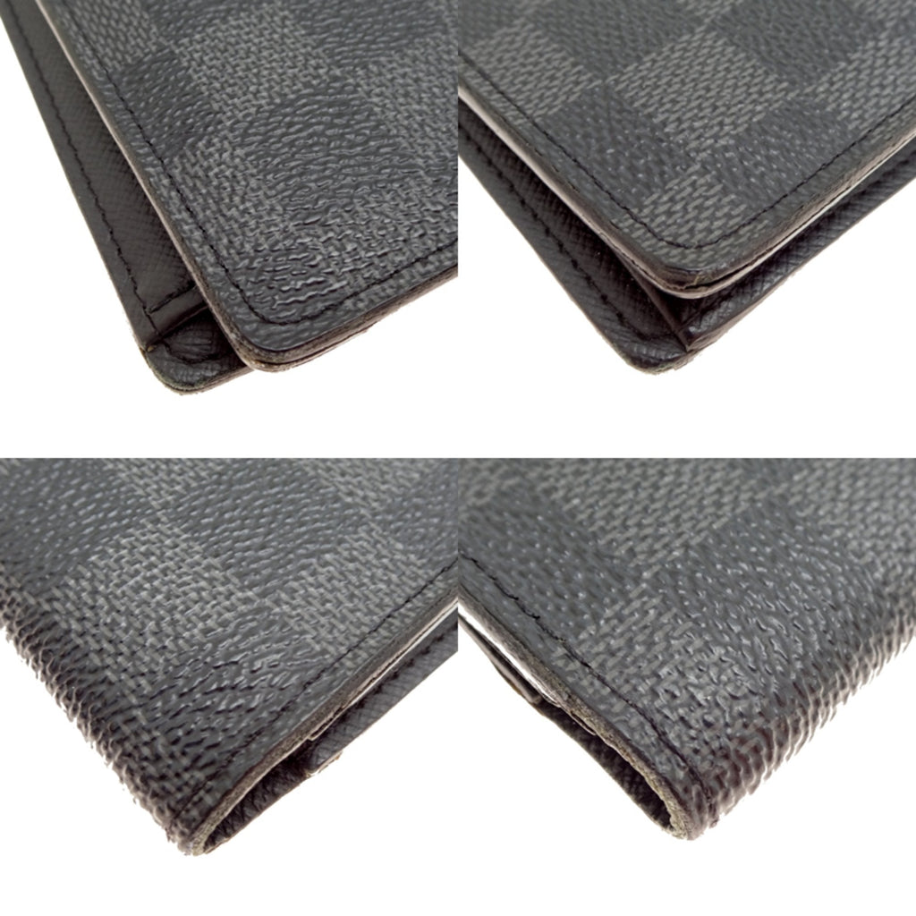 Louis Vuitton Black Noir Damier Graphite Wallet (Bi-Fold) (Pre-Owned)