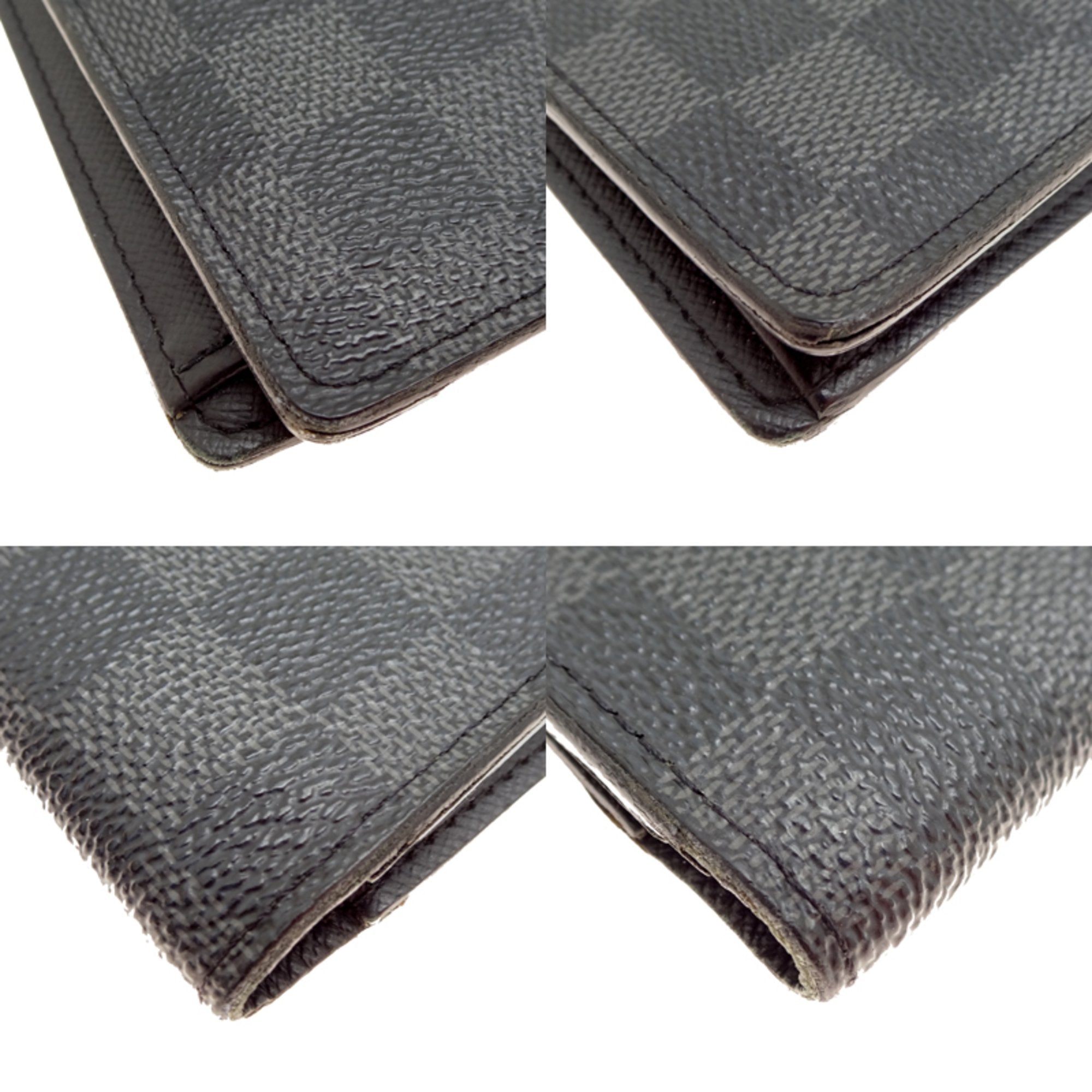 Louis Vuitton Black Noir Damier Graphite Wallet (Bi-Fold) (Pre-Owned)