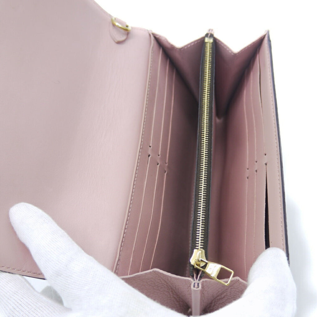 Louis Vuitton Magnolia Damier Canvas Leather Chain/Shoulder Wallet (Pre-Owned)