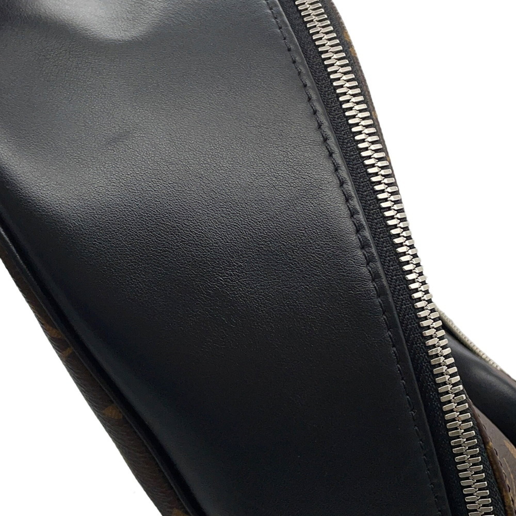 Louis Vuitton Black Brown Monogram Macassar Noir Monogram Backpack (Pre-Owned)