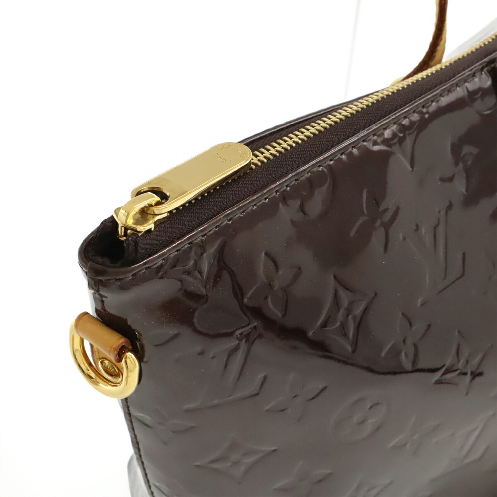 Louis Vuitton Amarante Leather Handbag Shoulder Bag Tote Bag (Pre-Owned)