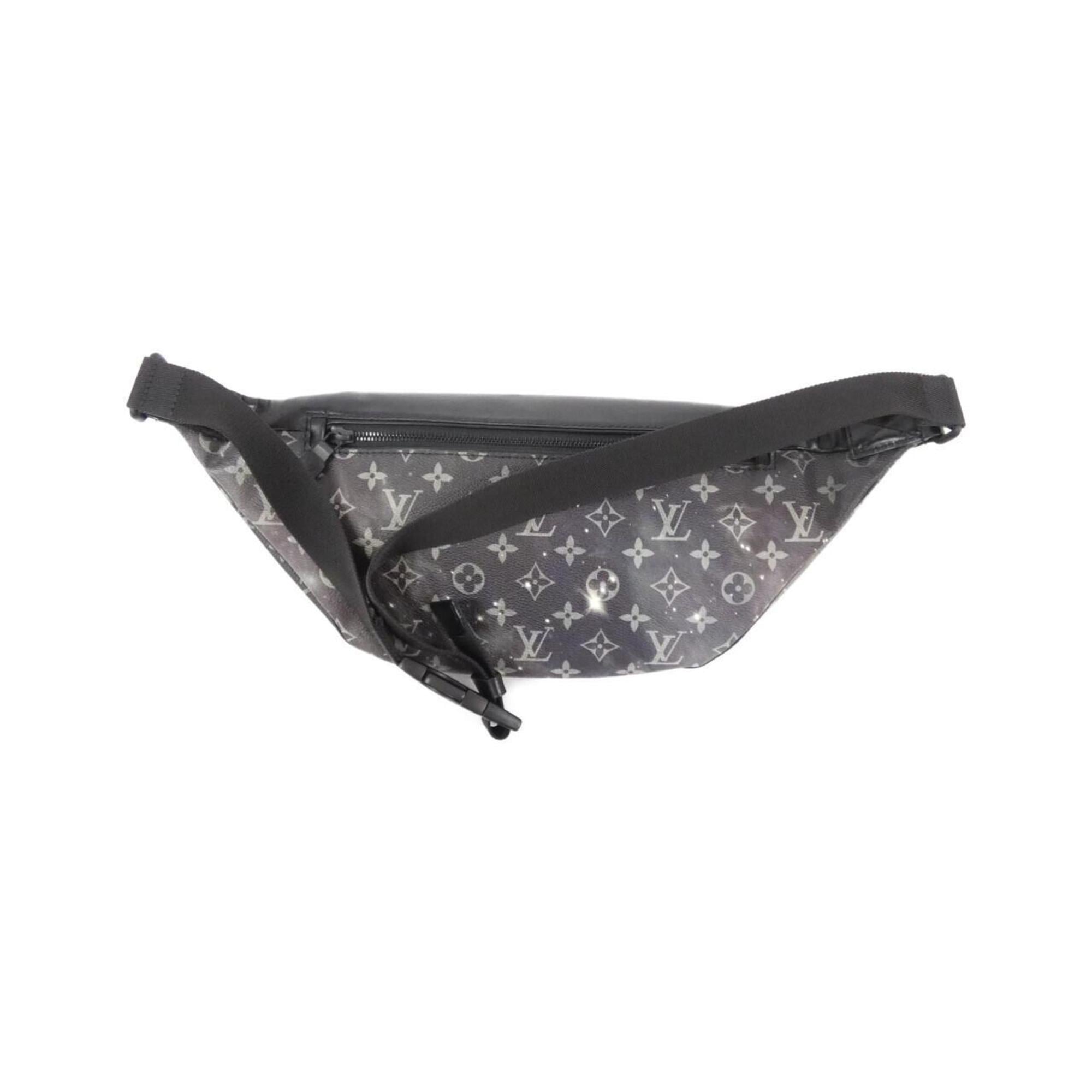 Louis Vuitton Black Silver Coated Canvas Shoulder Bag (Pre-Owned)