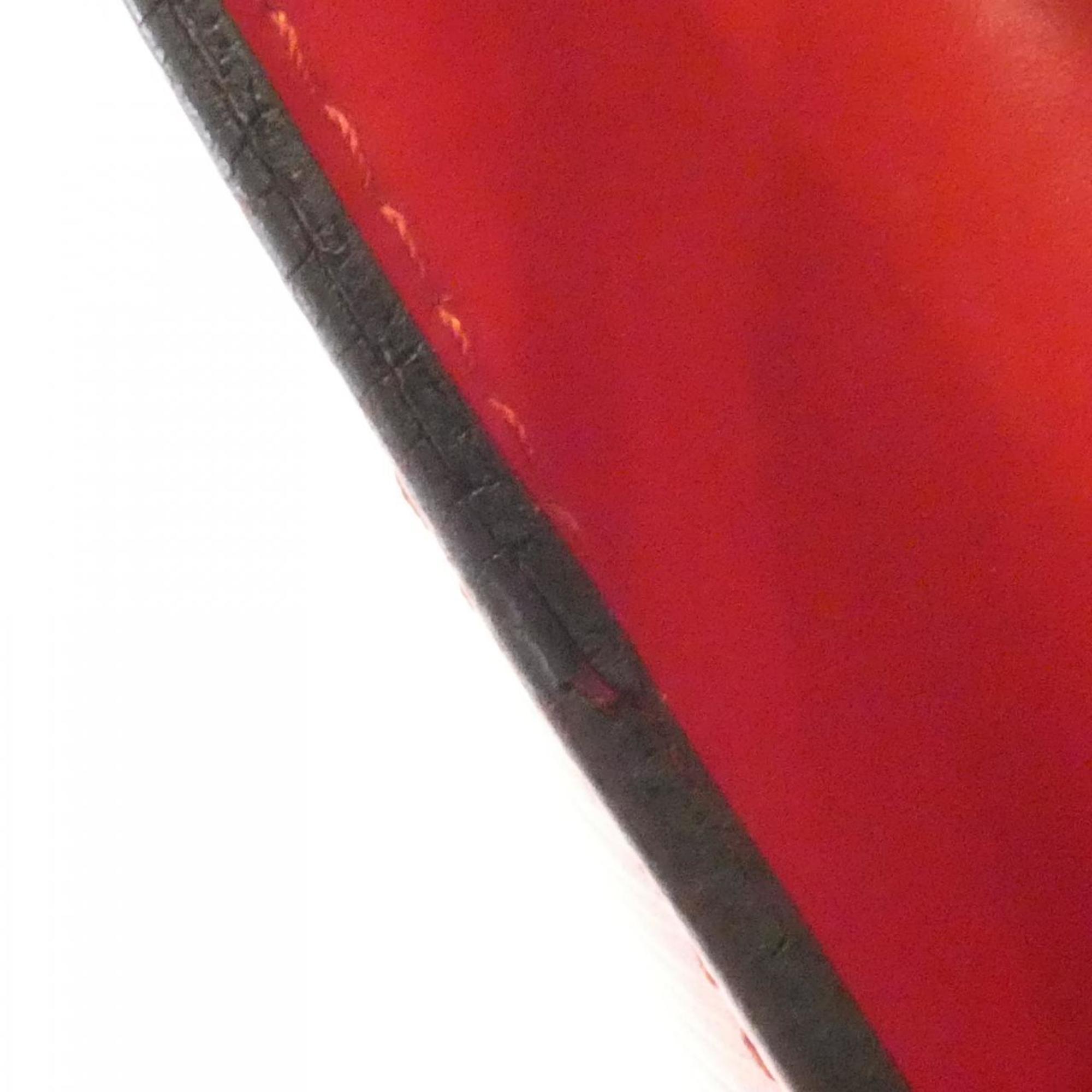 Louis Vuitton Red Color Leather Shoulder Bag (Pre-Owned)