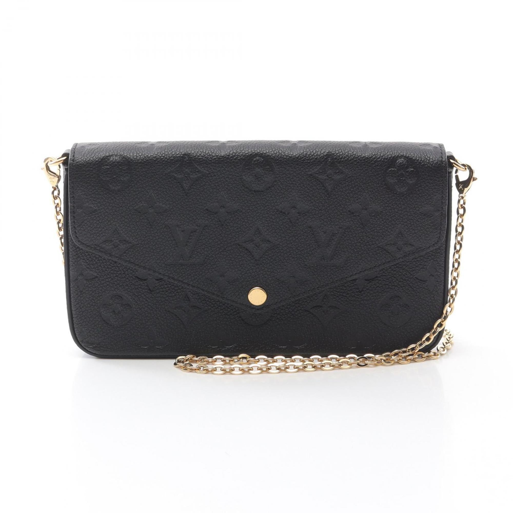 Louis Vuitton Black Monogram Empreinte Pochette Pouch Shoulder Bag (Pre-Owned)