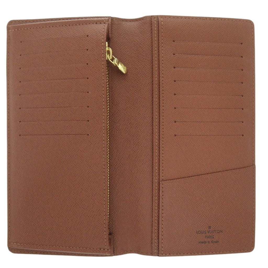 Louis Vuitton Brown Monogram Long Wallet (Bi-Fold) (Pre-Owned)