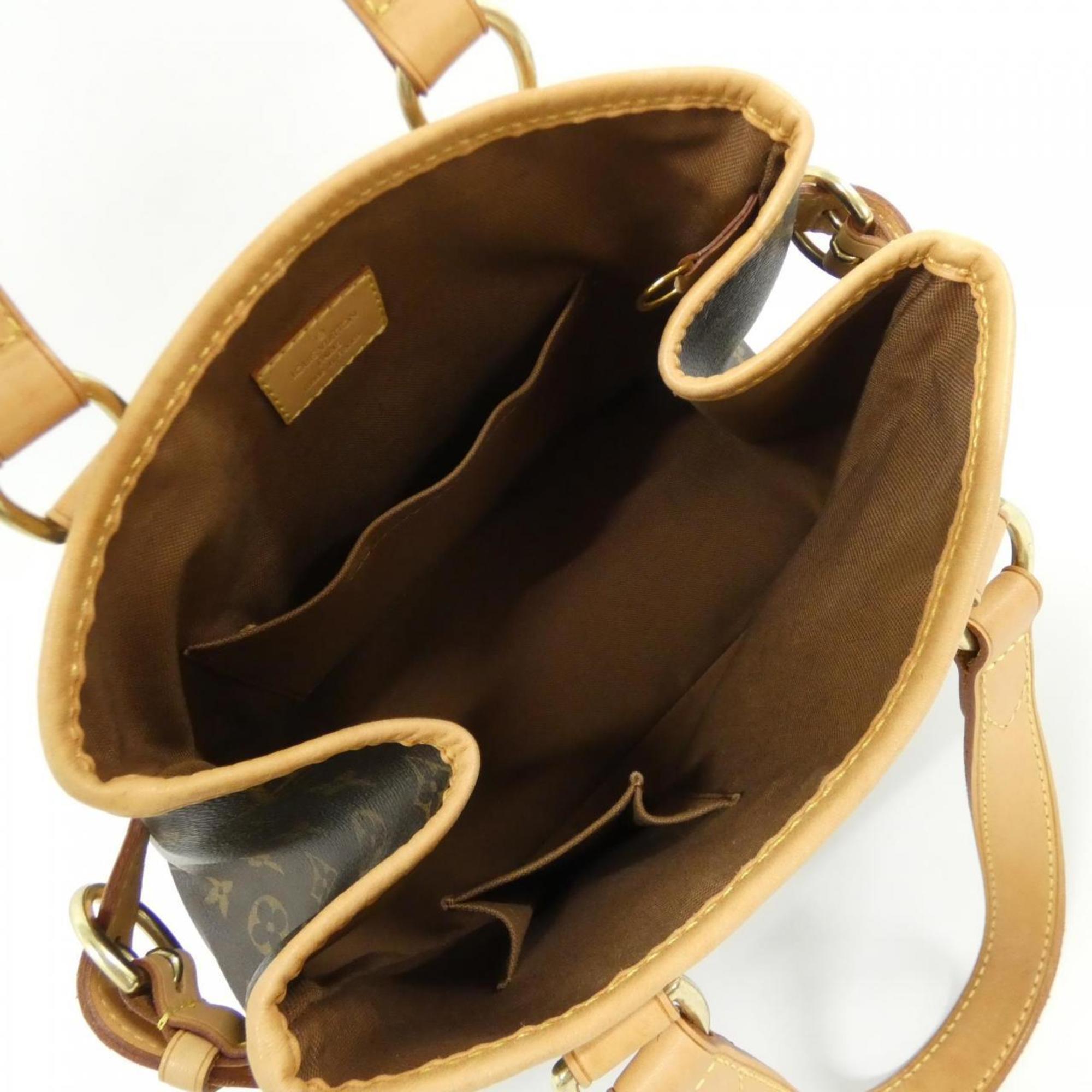 Louis Vuitton Marron Coated Canvas Handbag (Pre-Owned)