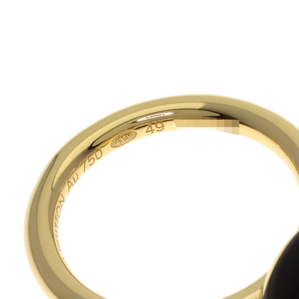 Louis Vuitton Yellow Gold (18K) Band Ring (Pre-Owned)