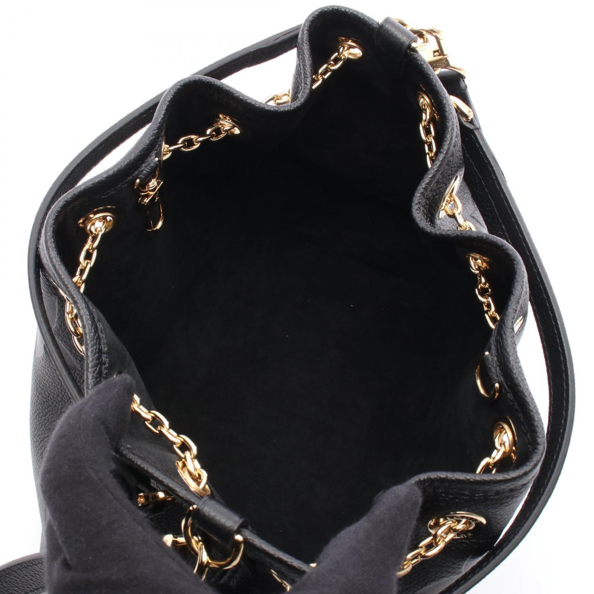 Louis Vuitton Black Noir Monogram Empreinte Handbag (Pre-Owned)