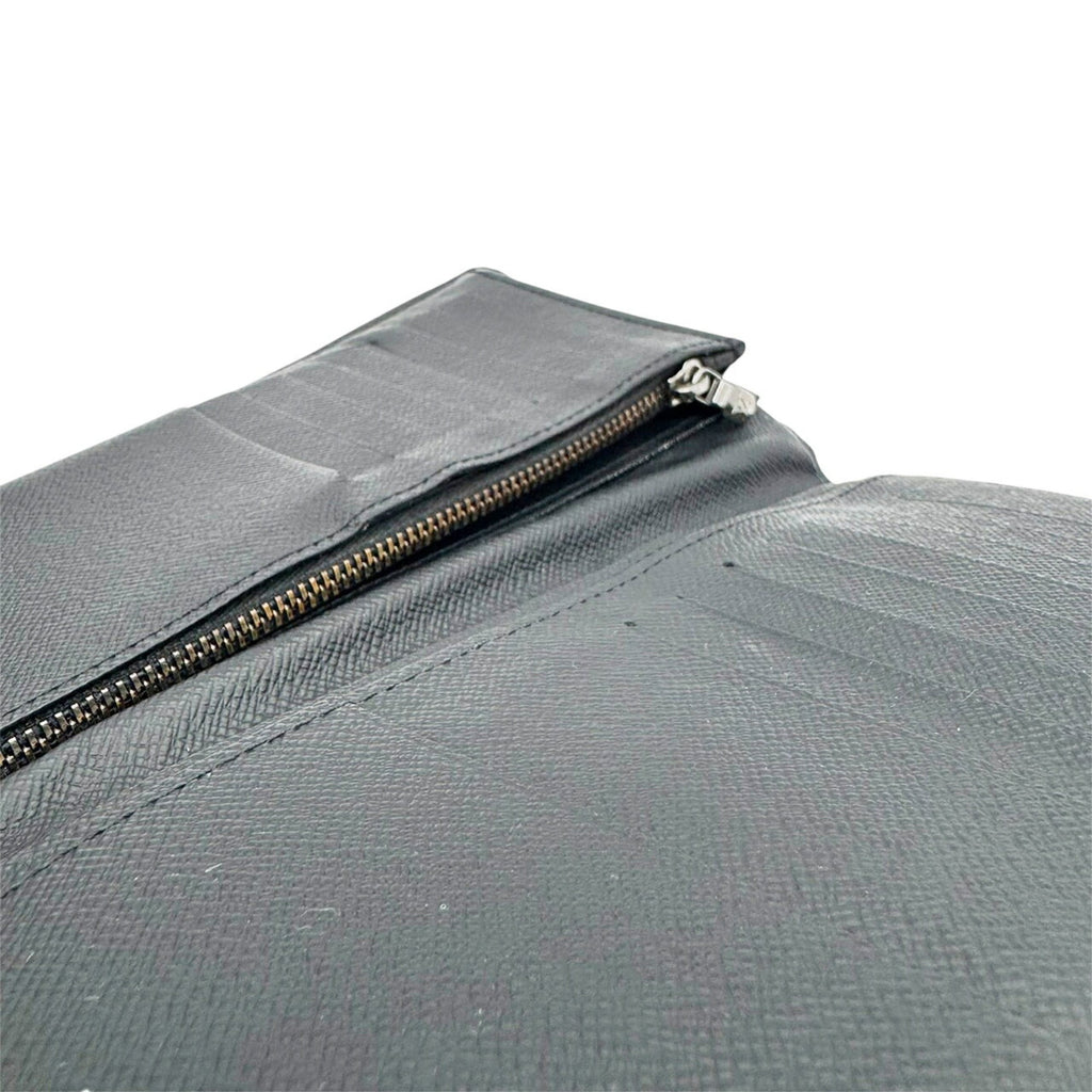 Louis Vuitton Black Monogram Eclipse Noir Monogram Eclipse Long Wallet (Bi-Fold) (Pre-Owned)