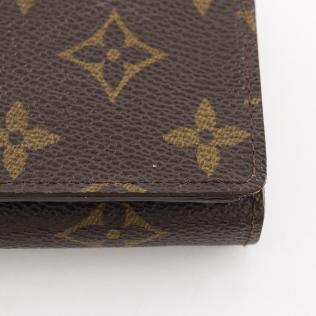 Louis Vuitton Brown Monogram Canvas Wallet (Bi-Fold) (Pre-Owned)