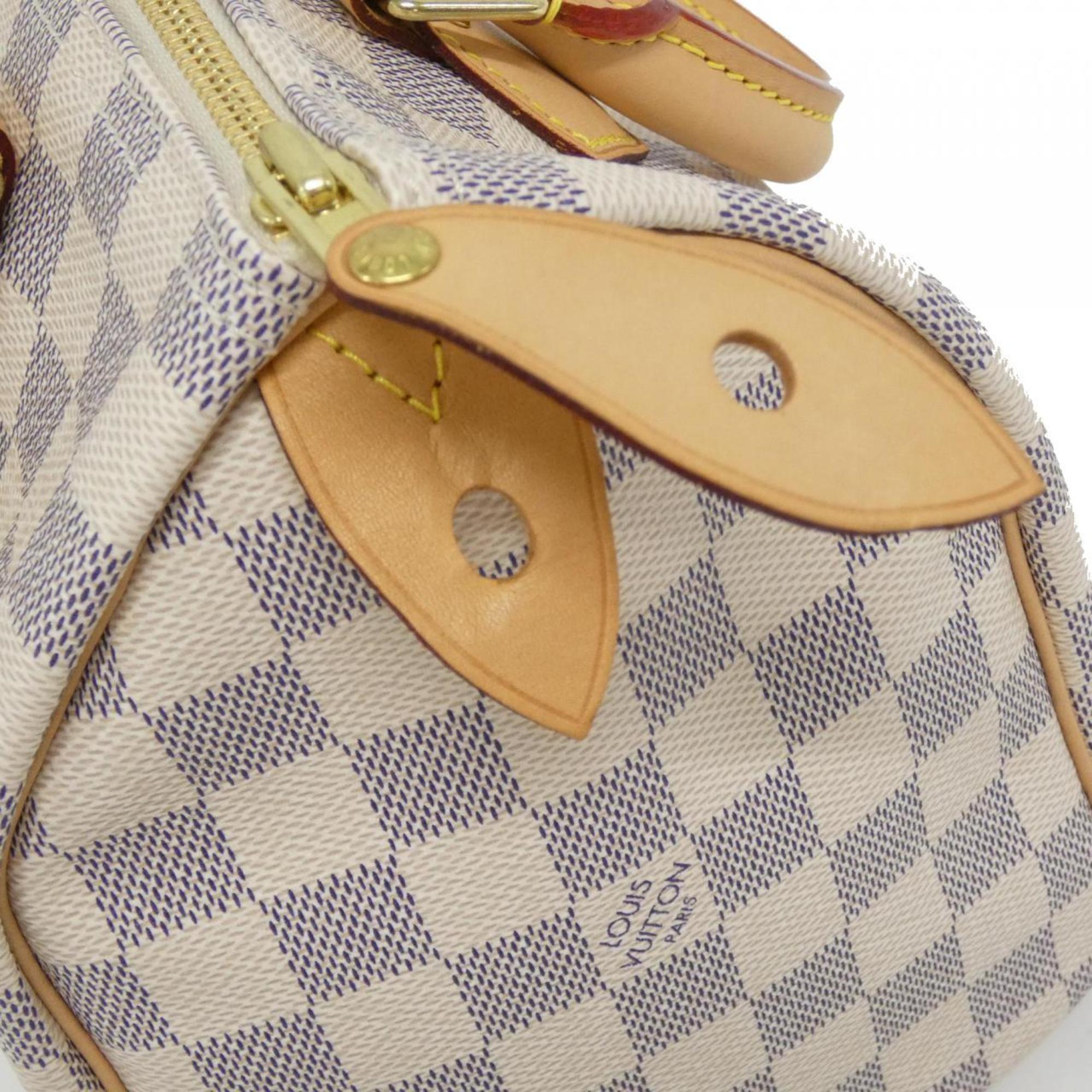 Louis Vuitton Azur Coated Canvas Boston Bag (Pre-Owned)