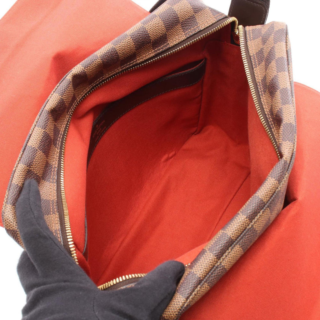 Louis Vuitton Brown Damier Canvas Ebene Coated Canvas Leather Shoulder Bag (Pre-Owned)