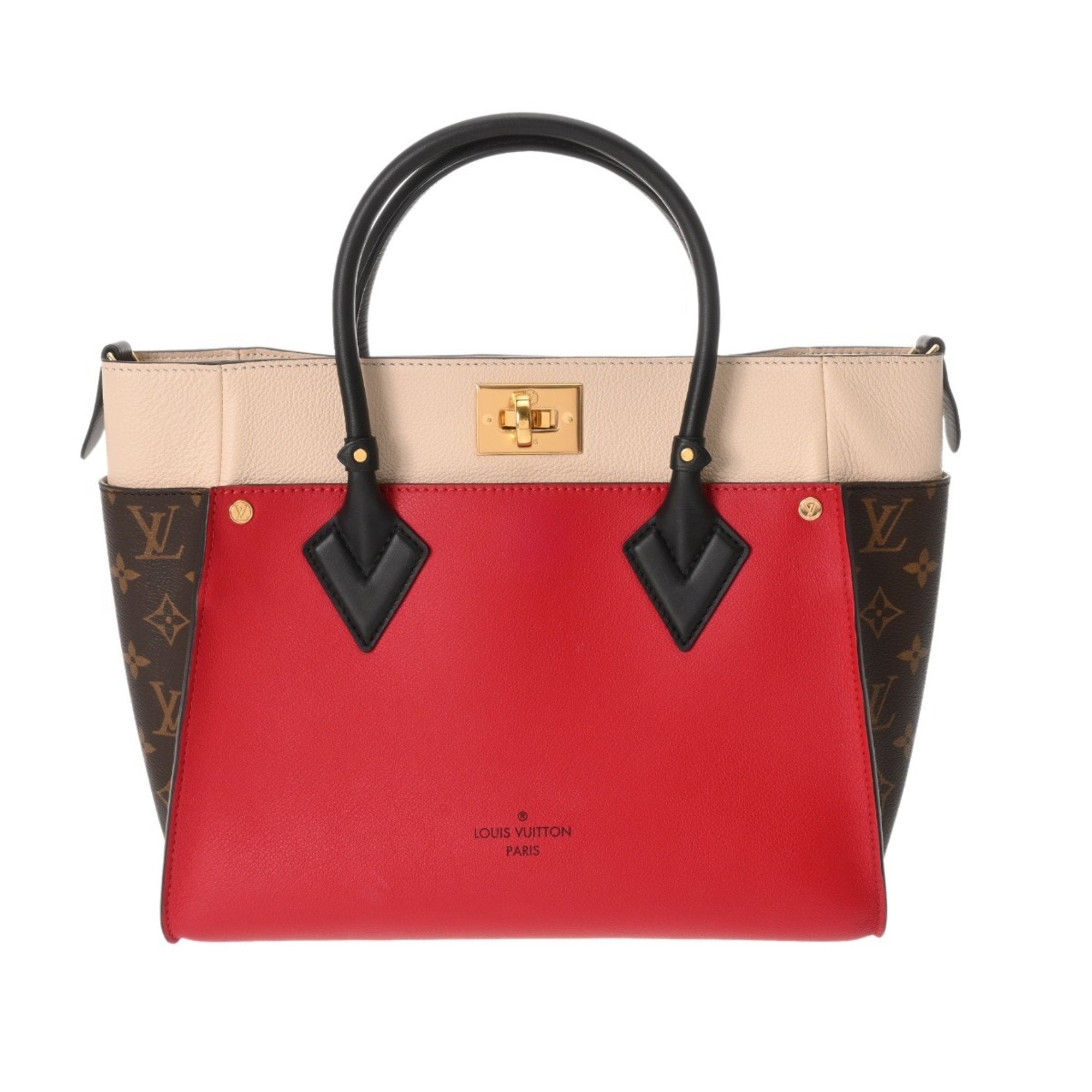 Louis Vuitton Monogram Rouge Monogram Leather Tote Bag (Pre-Owned)