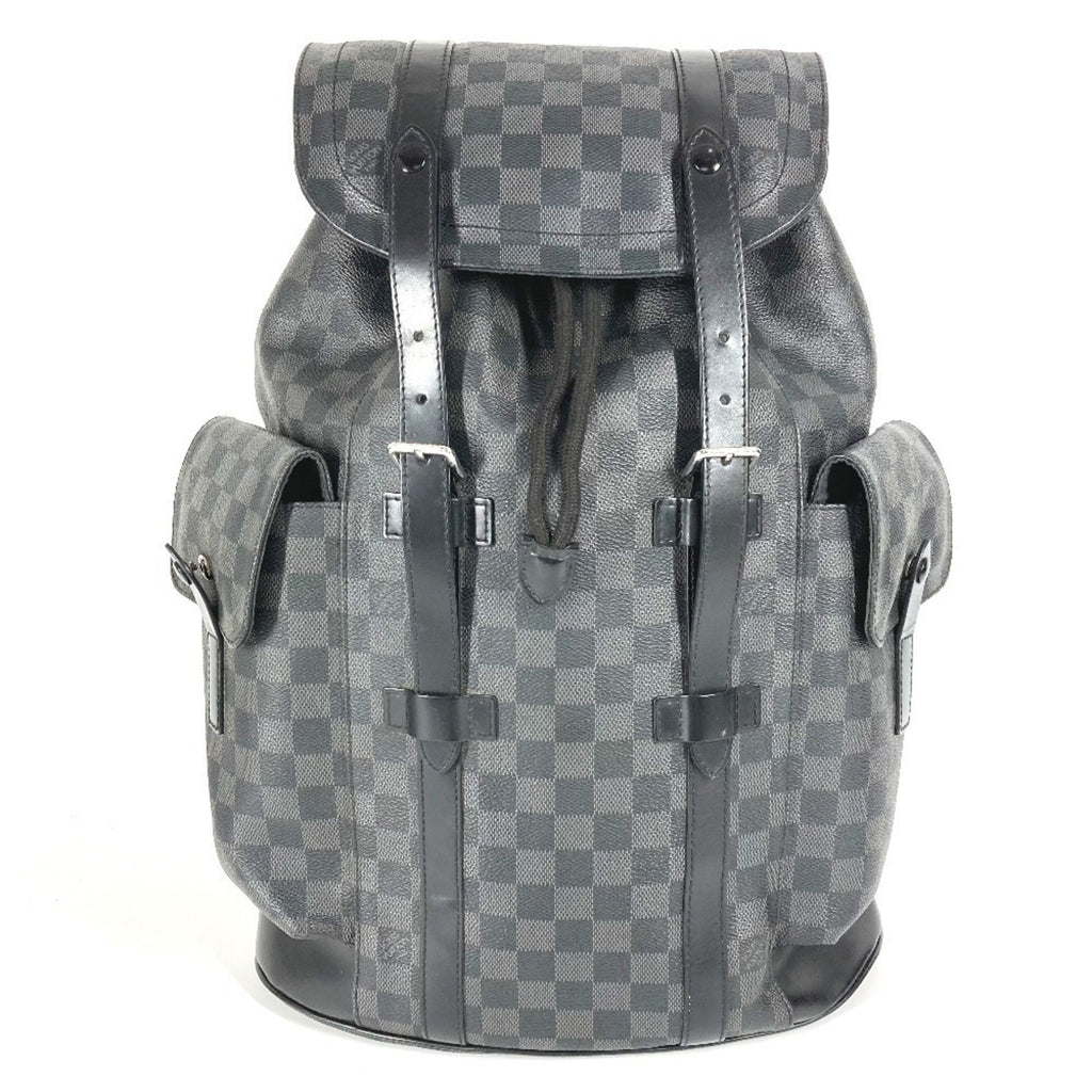 Louis Vuitton Black Damier Graphite Backpack (Pre-Owned)