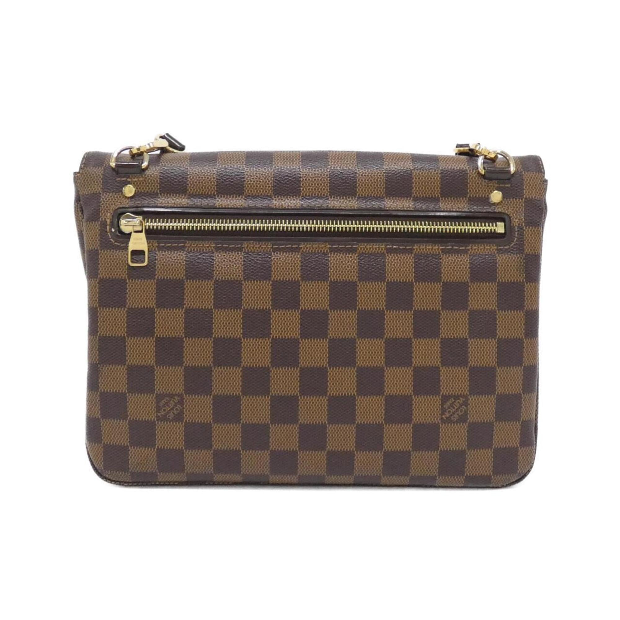 Louis Vuitton Ebene Coated Canvas Shoulder Bag (Pre-Owned)