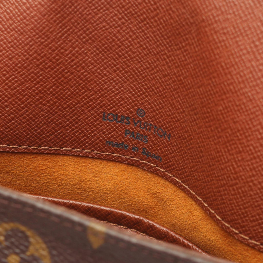Louis Vuitton Brown Coated Canvas Leather Shoulder Bag (Pre-Owned)
