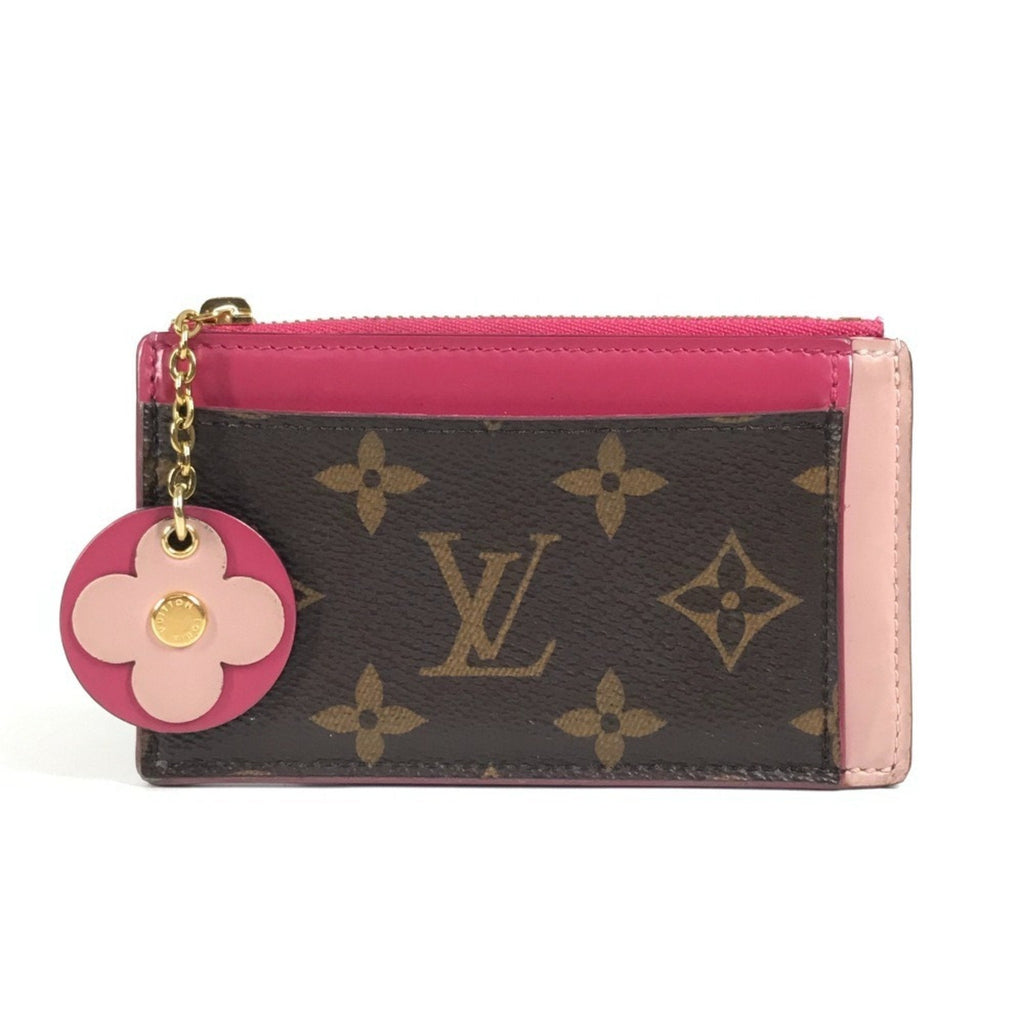 Louis Vuitton Brown Monogram Pink Monogram Coin Purse/Coin Case (Pre-Owned)