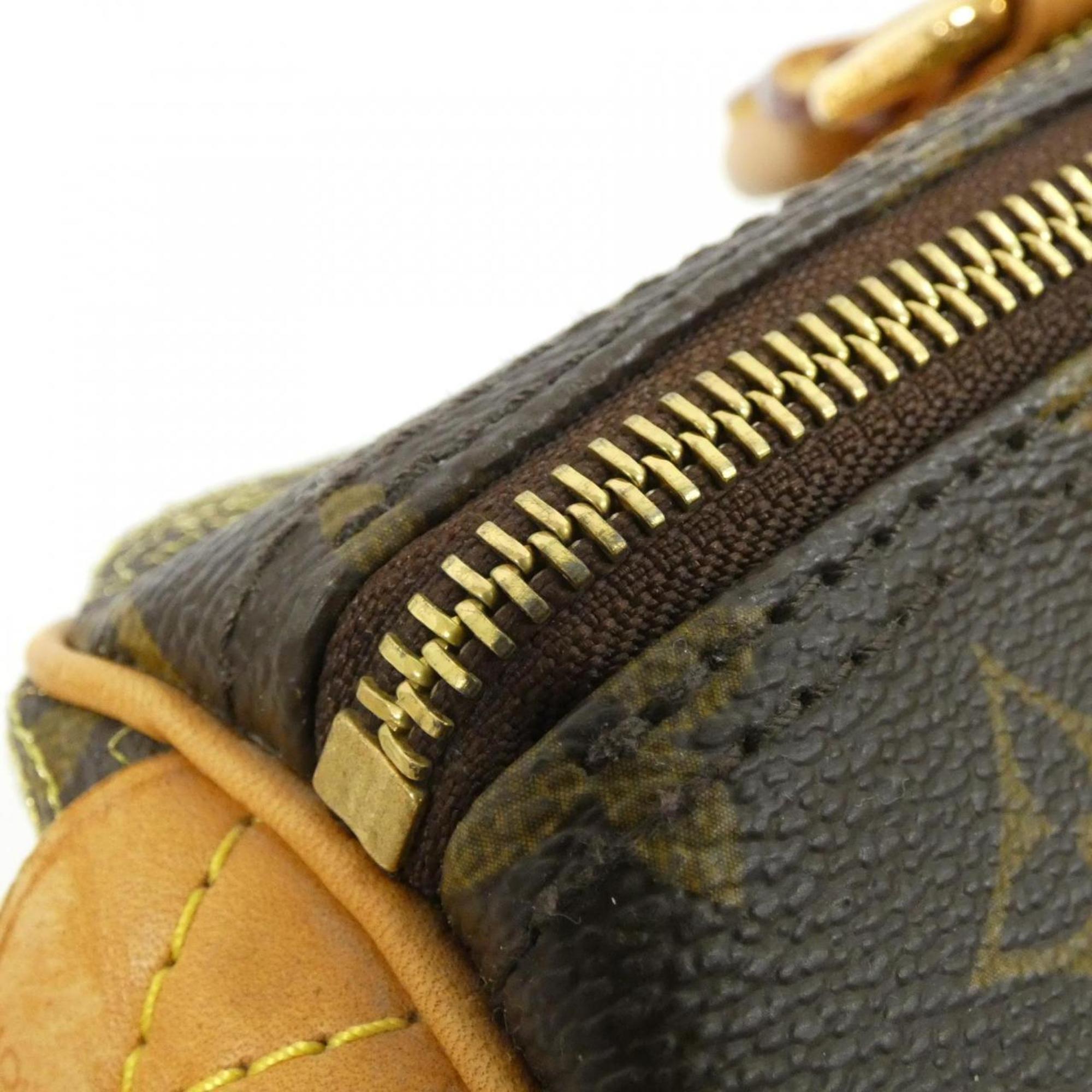 Louis Vuitton Brown Coated Canvas Boston Bag (Pre-Owned)