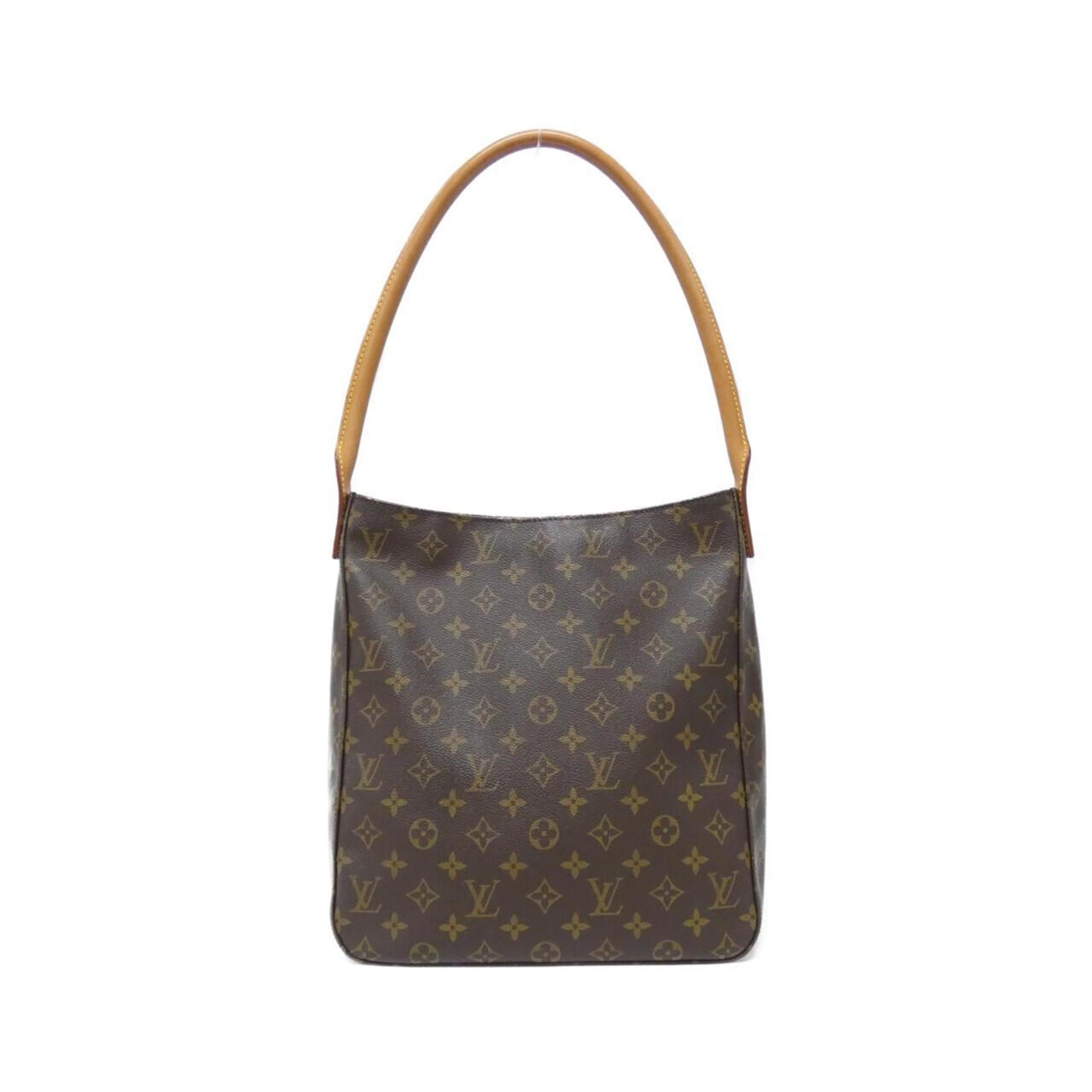 Louis Vuitton Brown Coated Canvas Shoulder Bag (Pre-Owned)