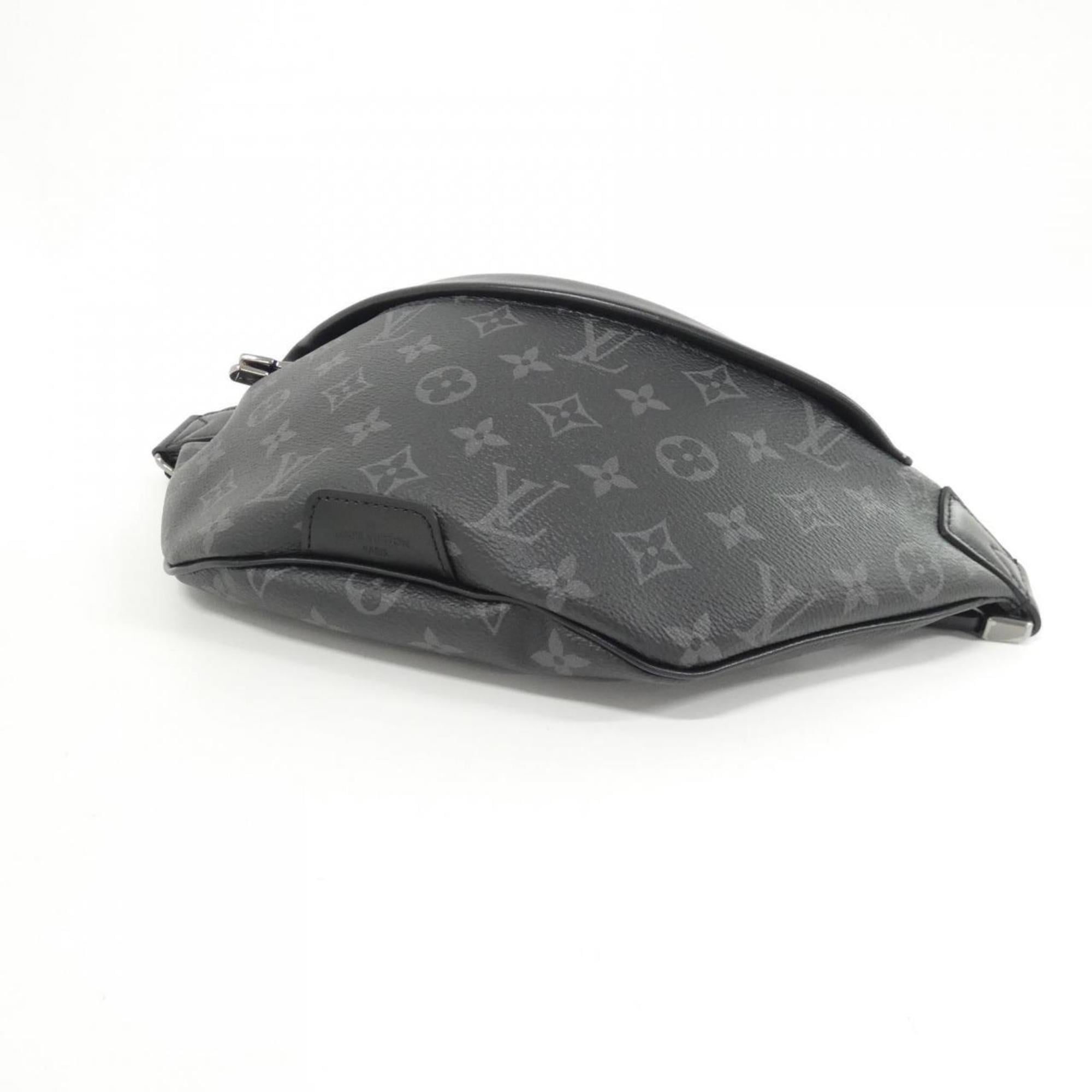 Louis Vuitton Black Coated Canvas Shoulder Bag (Pre-Owned)