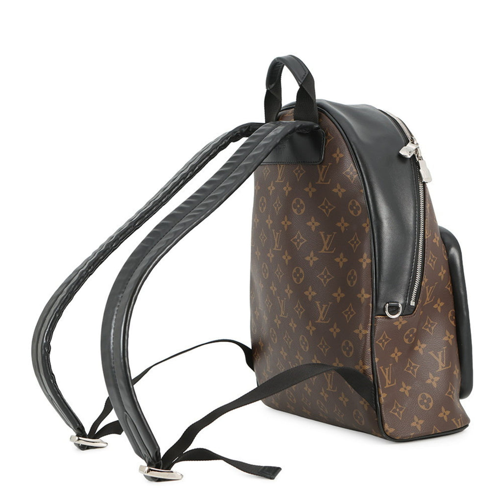 Louis Vuitton Monogram Macassar Black Brown Monogram Macassar Noir Backpack (Pre-Owned)