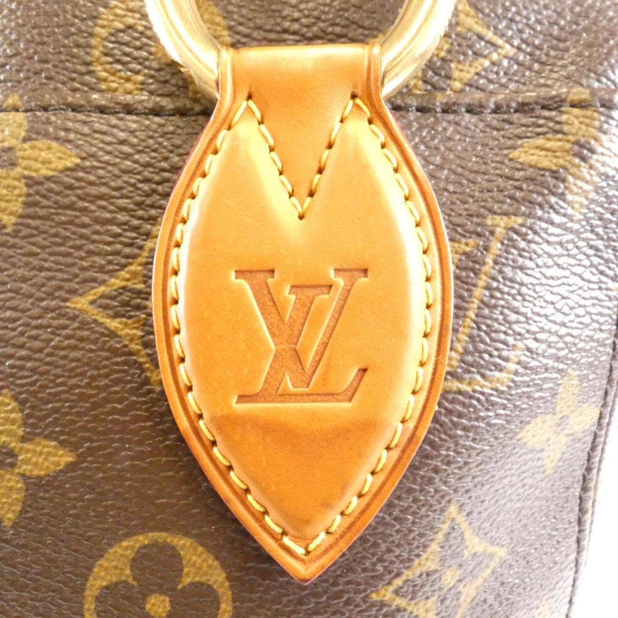 Louis Vuitton Marron Coated Canvas Handbag Shoulder Bag (Pre-Owned)