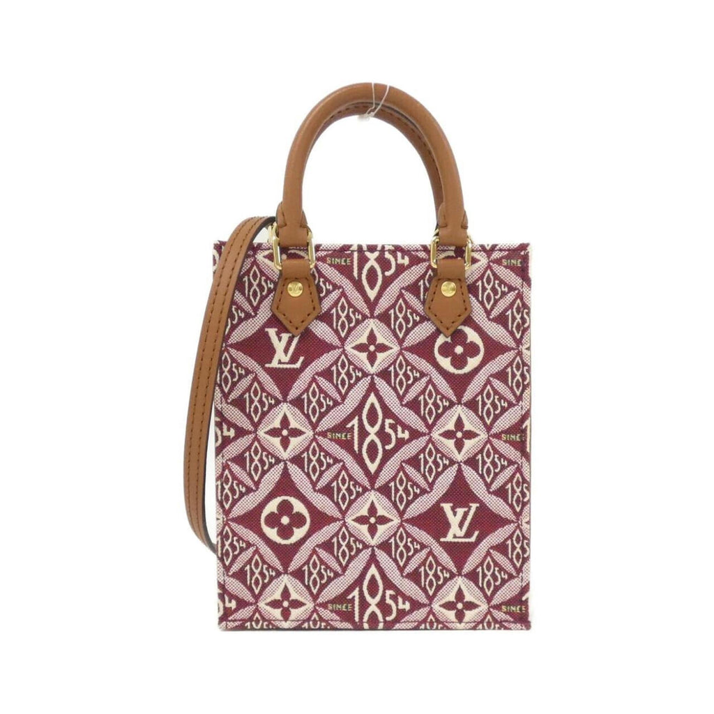 Louis Vuitton Bordeaux Jacquard Handbag (Pre-Owned)