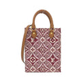 Louis Vuitton Bordeaux Jacquard Handbag (Pre-Owned)
