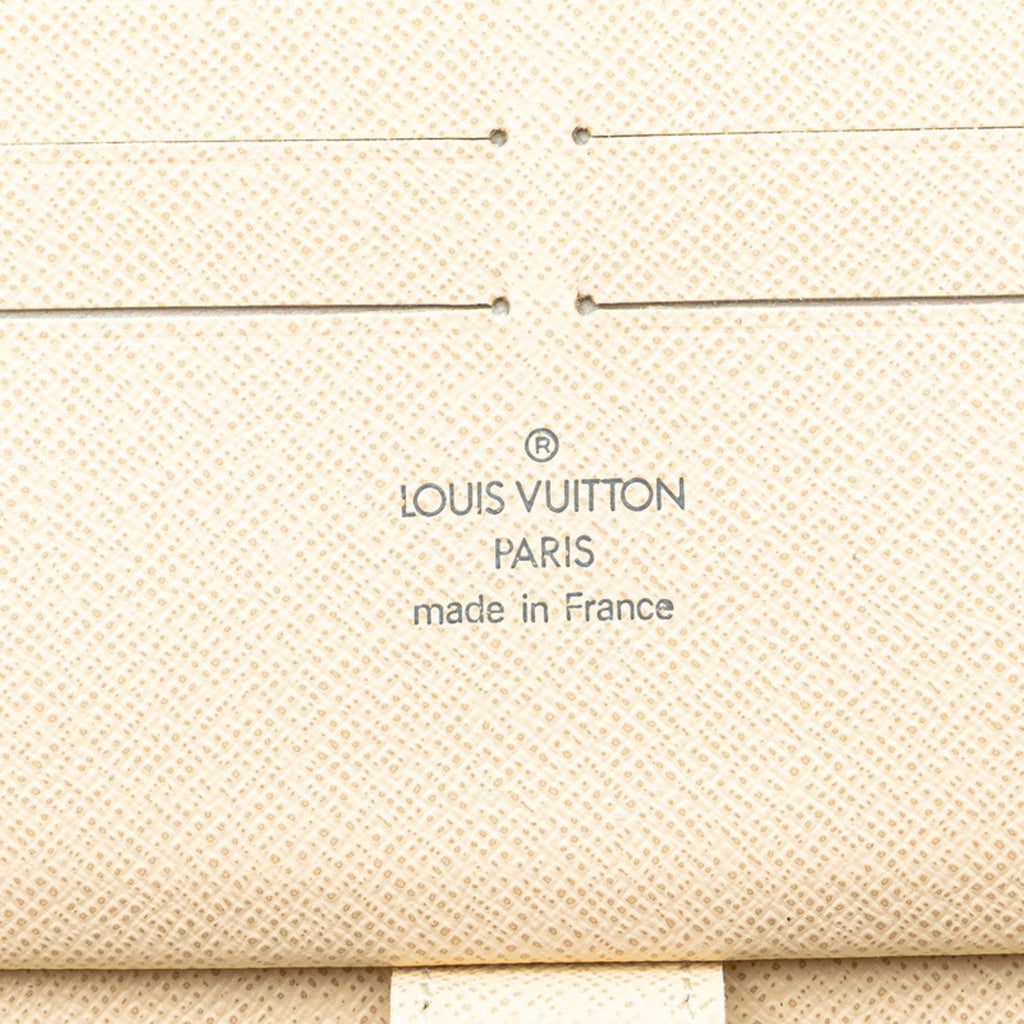Louis Vuitton Damier Azur Azur Pvc Leather Long Wallet (Bi-Fold) (Pre-Owned)