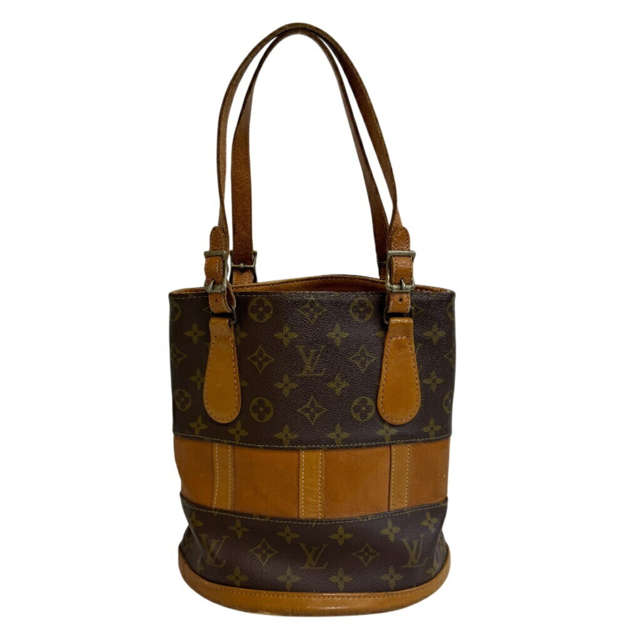 Louis Vuitton Brown Leather Shoulder Bag (Pre-Owned)