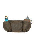 Louis Vuitton Beige Brown Canvas Leather Sling Bag (Pre-Owned)