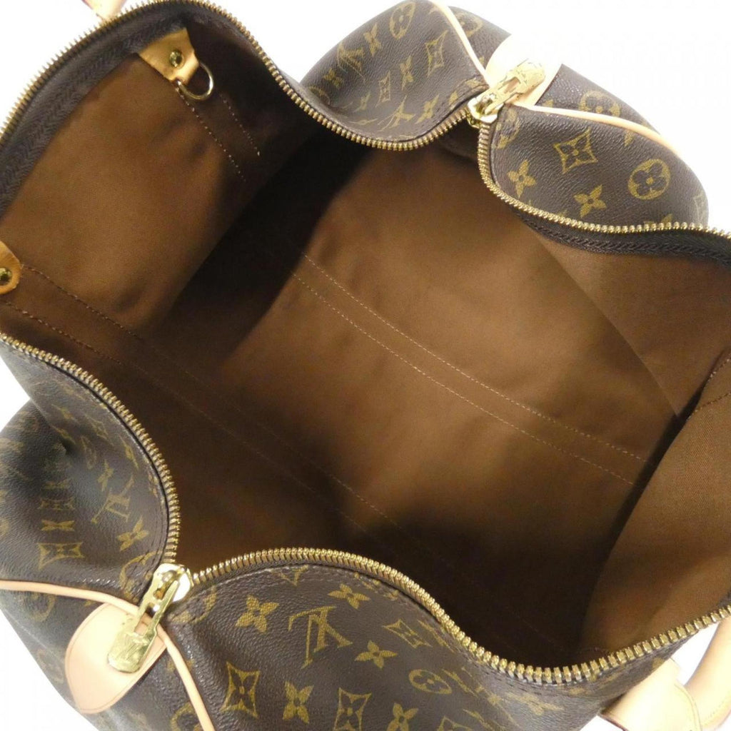 Louis Vuitton Brown Coated Canvas Boston Bag (Pre-Owned)