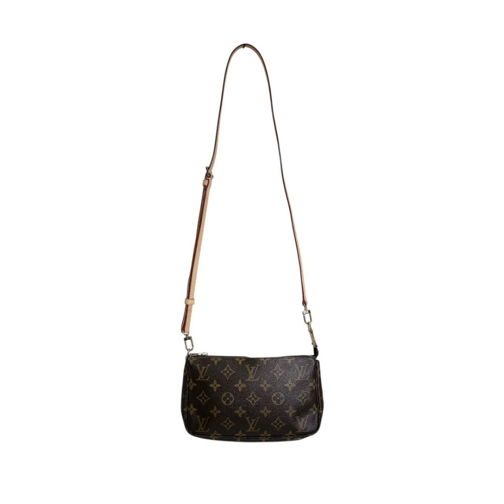 Louis Vuitton Monogram Brown Monogram Pochette Pouch Shoulder Bag (Pre-Owned)