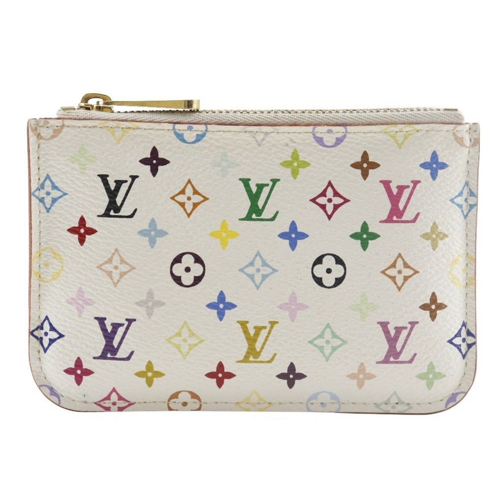 Louis Vuitton Multi-Color White Monogram Multicolore Pochette (Pre-Owned)