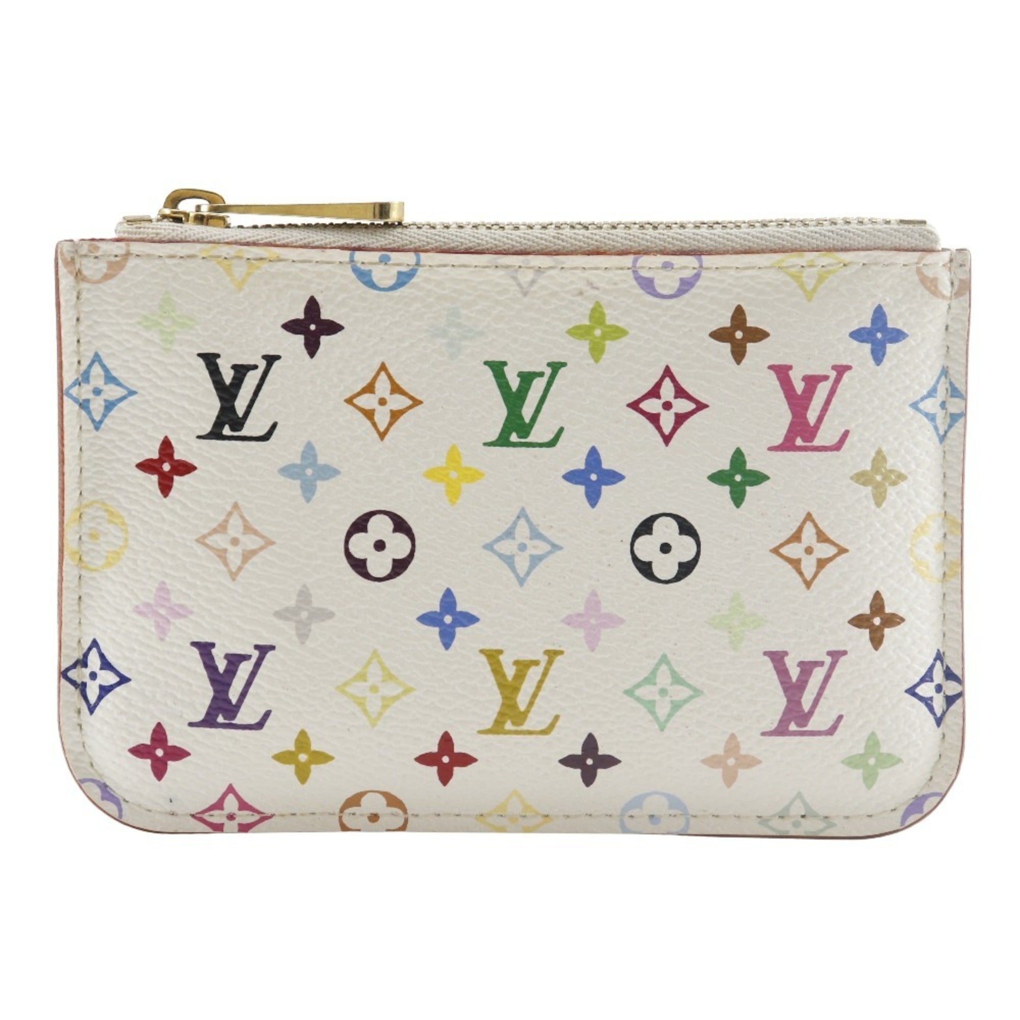 Louis Vuitton Multi-Color White Monogram Multicolore Pochette (Pre-Owned)