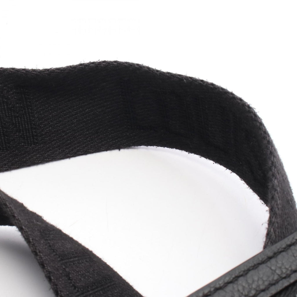 Louis Vuitton Black Noir Leather Fanny Pack (Pre-Owned)