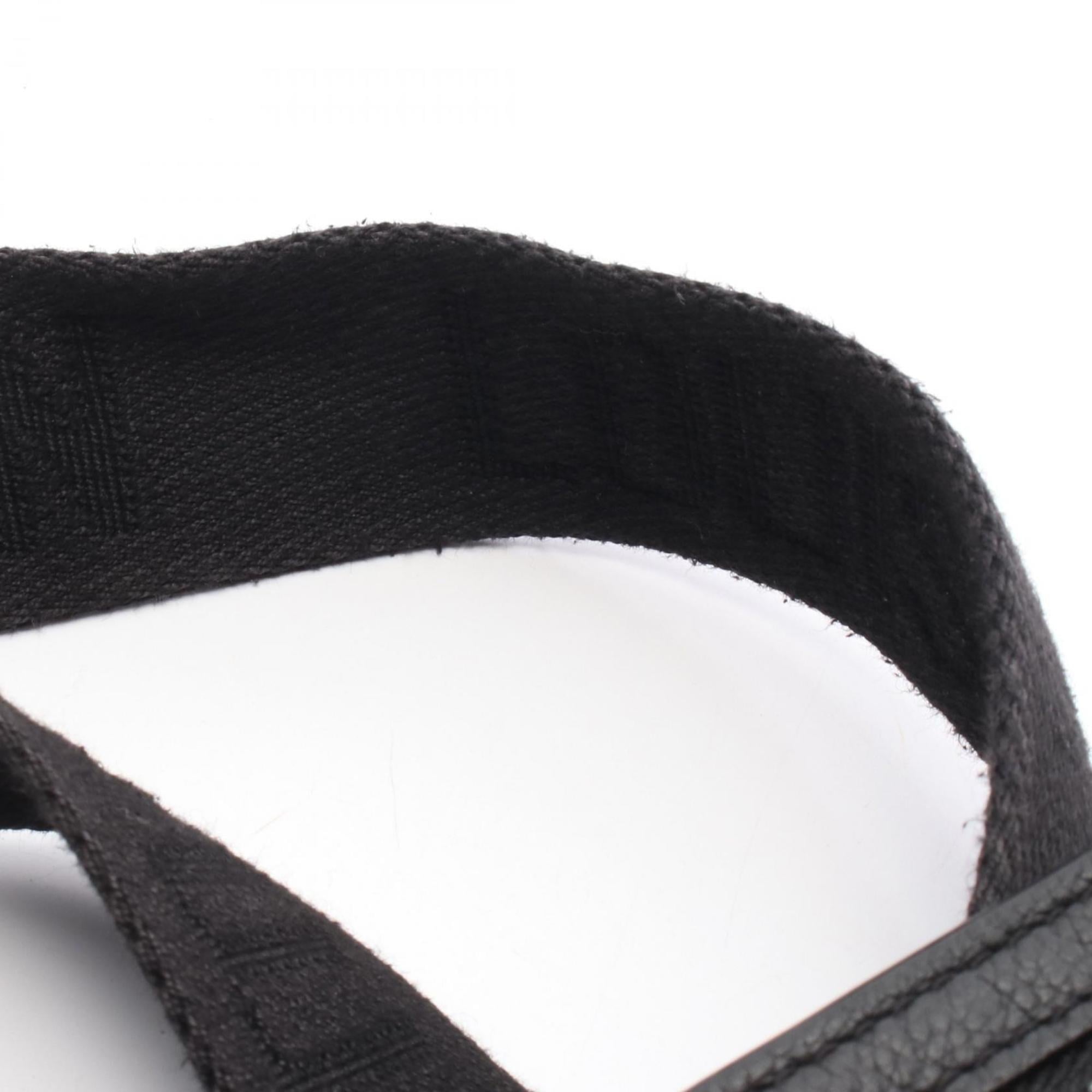 Louis Vuitton Black Noir Leather Fanny Pack (Pre-Owned)
