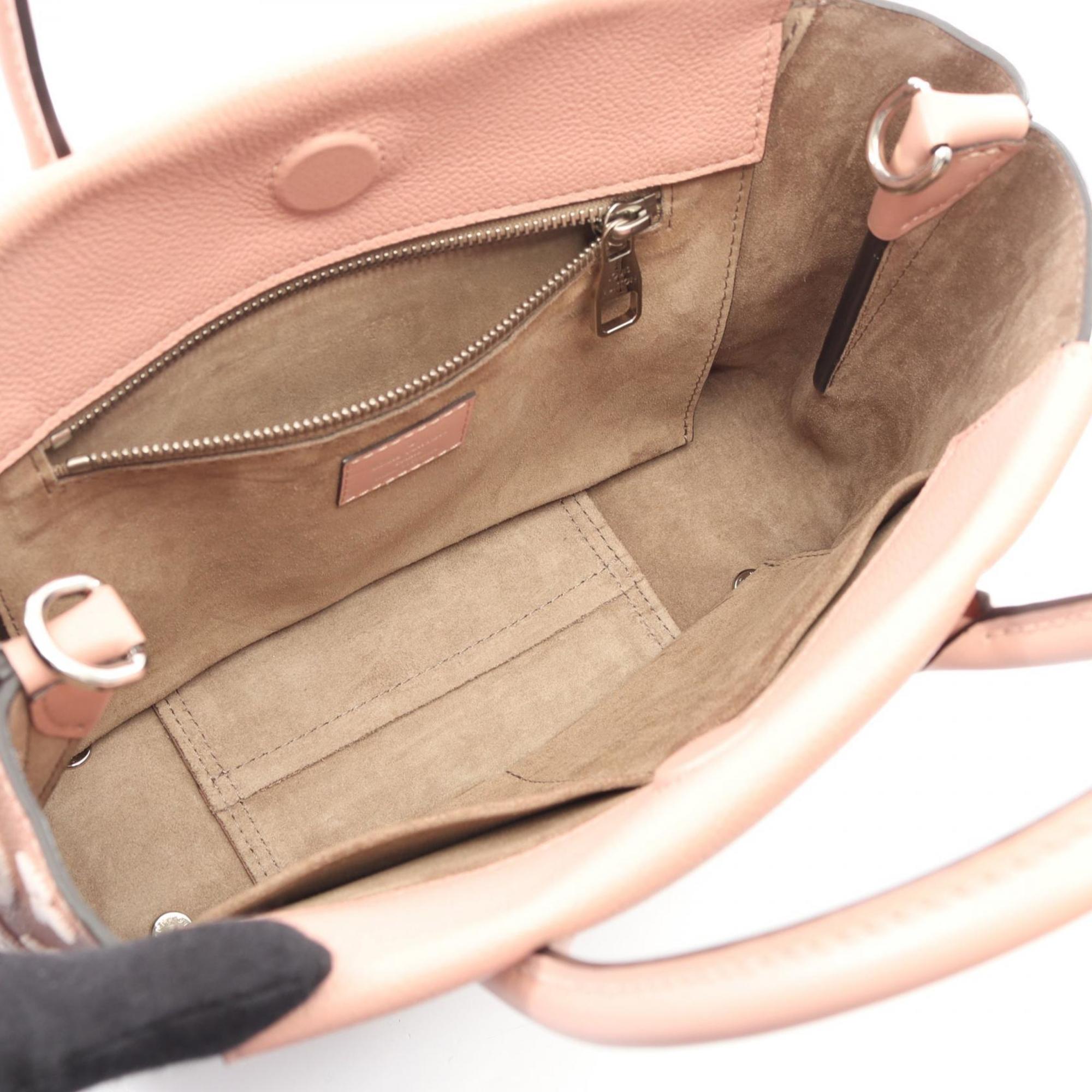 Louis Vuitton Magnolia Pink Leather Handbag (Pre-Owned)